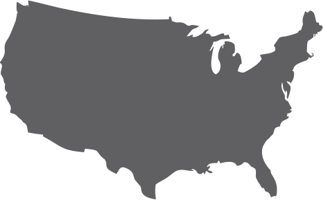 gray US map