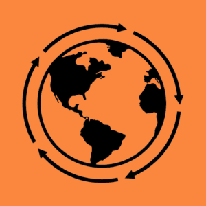 orange planet icon